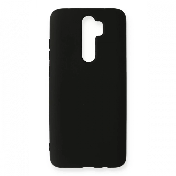 Xiaomi Redmi Note 8 Pro Kılıf Nano içi Kadife Silikon - Siyah