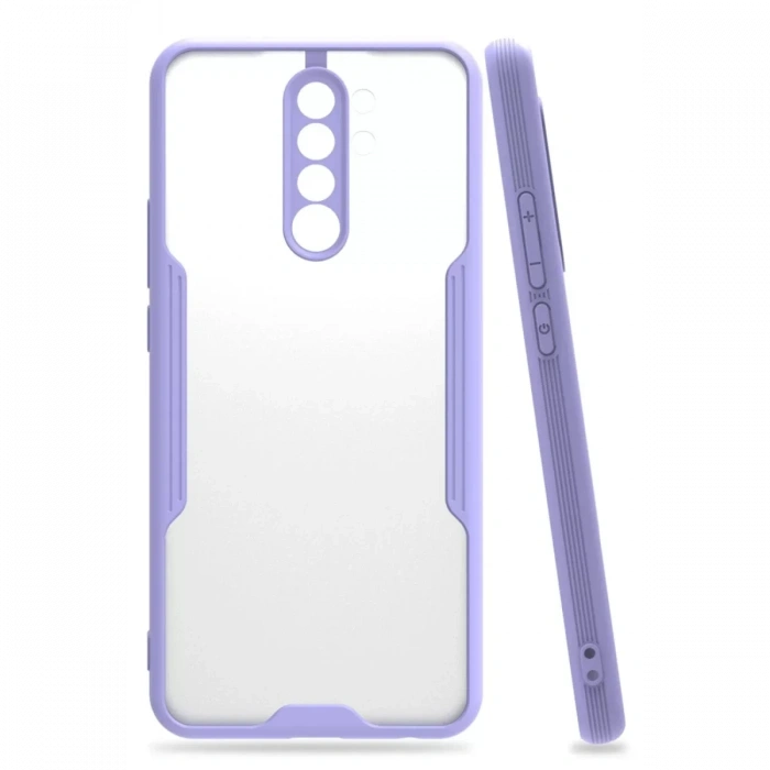 Xiaomi Redmi Note 8 Pro Kılıf Platin Silikon - Lila