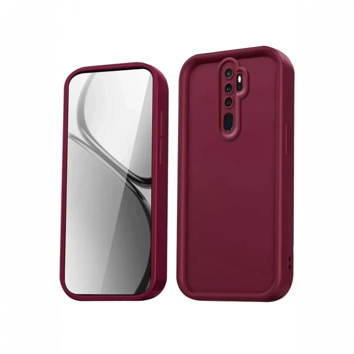 Xiaomi Redmi Note 8 Pro Kılıf Viera Silikon - Bordo