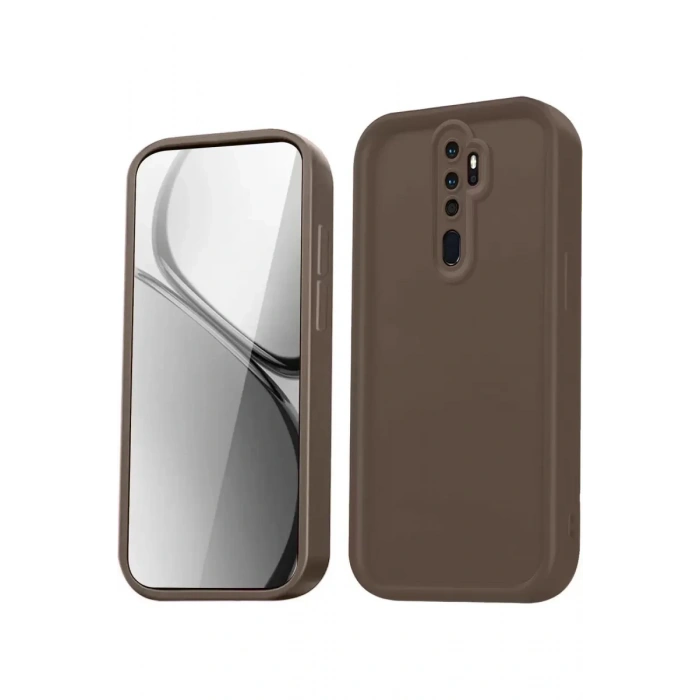 Xiaomi Redmi Note 8 Pro Kılıf Viera Silikon - Kahverengi