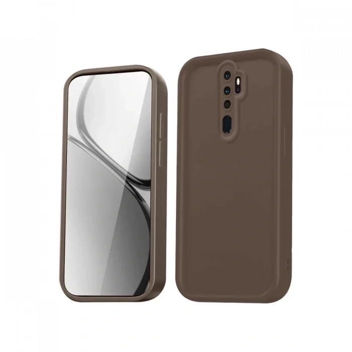 Xiaomi Redmi Note 8 Pro Kılıf Viera Silikon - Kahverengi