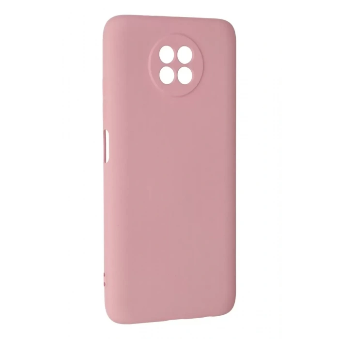 Xiaomi Redmi Note 9 5G Kılıf Nano içi Kadife Silikon - Pembe