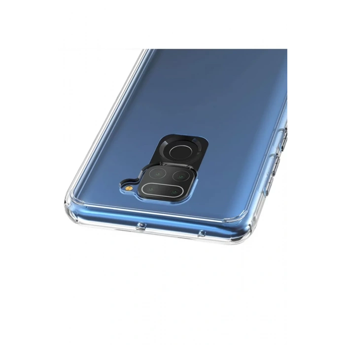 Xiaomi Redmi Note 9 Kılıf Lüx Şeffaf Silikon - Şeffaf