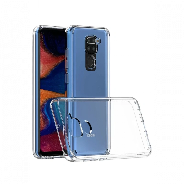 Xiaomi Redmi Note 9 Kılıf Lüx Şeffaf Silikon - Şeffaf