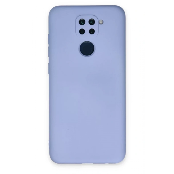 Xiaomi Redmi Note 9 Kılıf Nano içi Kadife Silikon - Lila