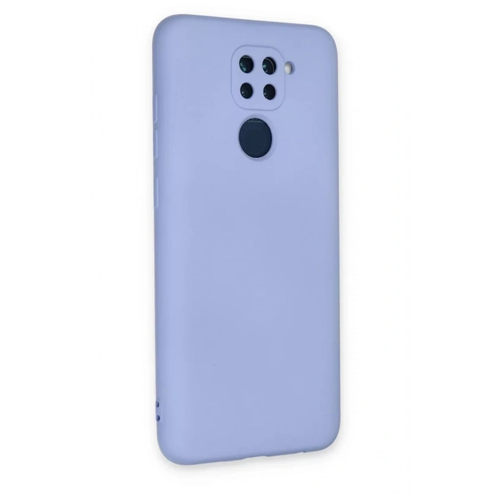 Xiaomi Redmi Note 9 Kılıf Nano içi Kadife Silikon - Lila