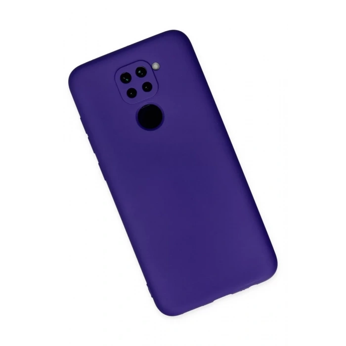 Xiaomi Redmi Note 9 Kılıf Nano içi Kadife Silikon - Mor