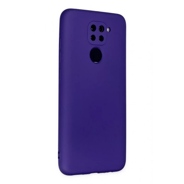 Xiaomi Redmi Note 9 Kılıf Nano içi Kadife Silikon - Mor