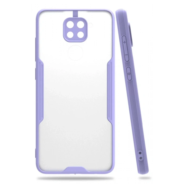 Xiaomi Redmi Note 9 Kılıf Platin Silikon - Lila