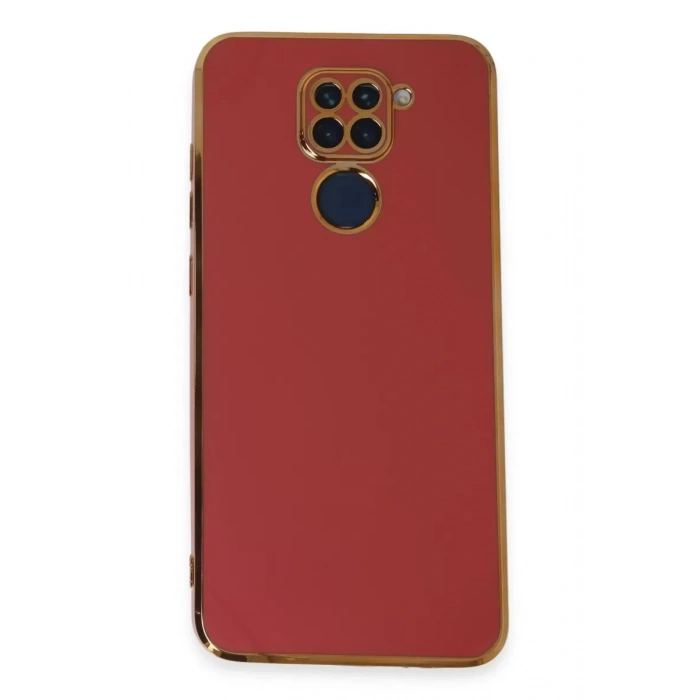 Xiaomi Redmi Note 9 Kılıf Volet Silikon - Kırmızı