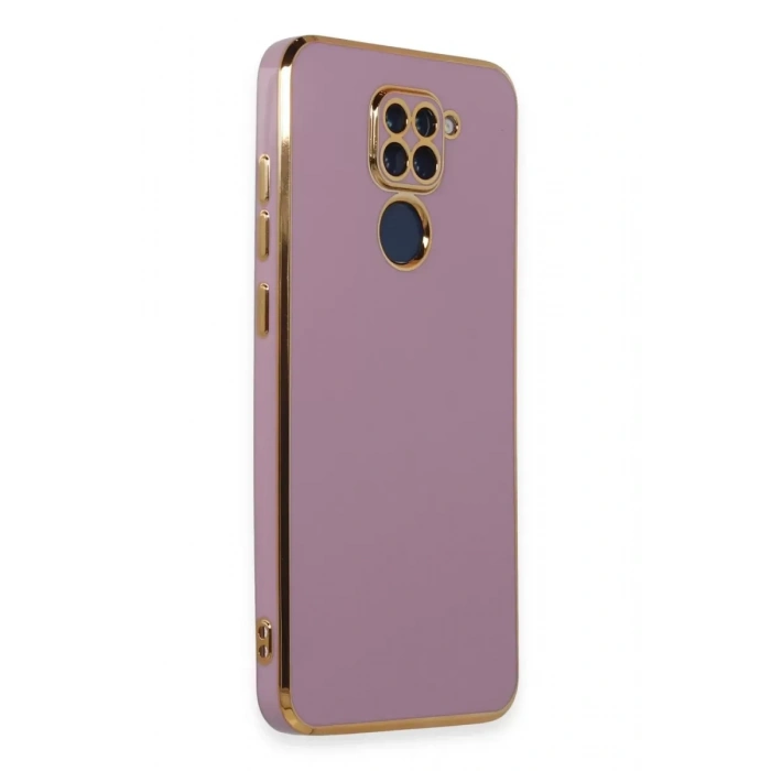 Xiaomi Redmi Note 9 Kılıf Volet Silikon - Mor