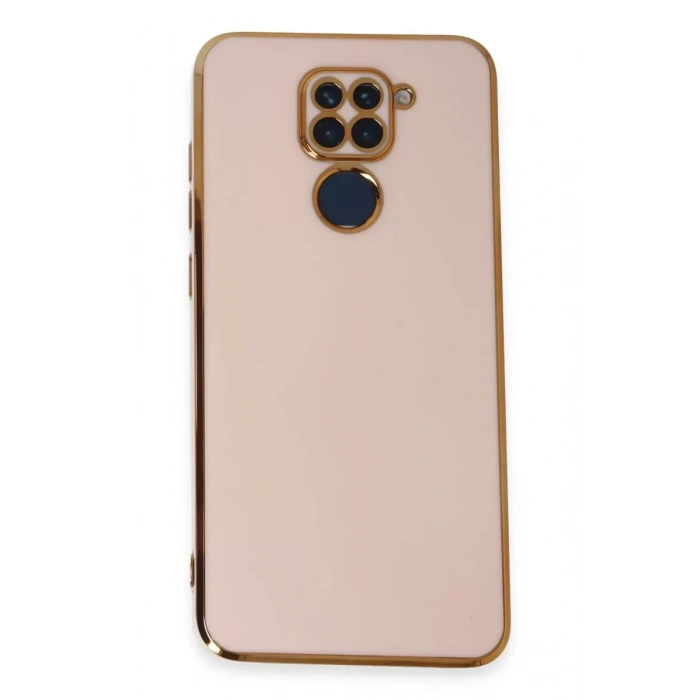Xiaomi Redmi Note 9 Kılıf Volet Silikon - Pembe