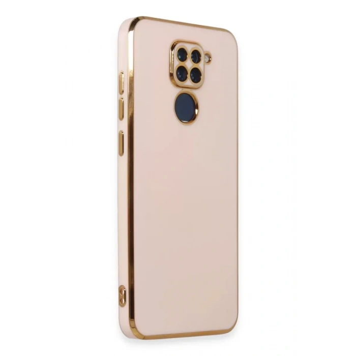 Xiaomi Redmi Note 9 Kılıf Volet Silikon - Pembe