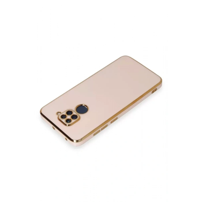Xiaomi Redmi Note 9 Kılıf Volet Silikon - Pembe