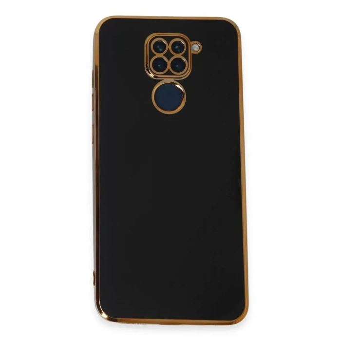 Xiaomi Redmi Note 9 Kılıf Volet Silikon - Siyah