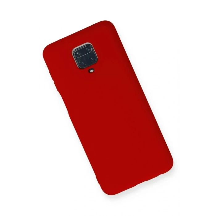 Xiaomi Redmi Note 9 Pro Kılıf Nano içi Kadife Silikon - Kırmızı