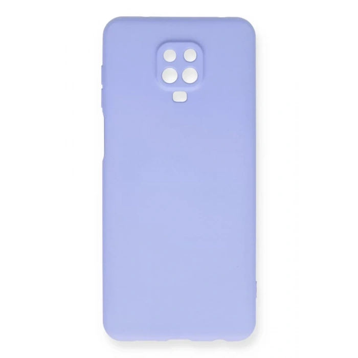 Xiaomi Redmi Note 9 Pro Kılıf Nano içi Kadife Silikon - Lila