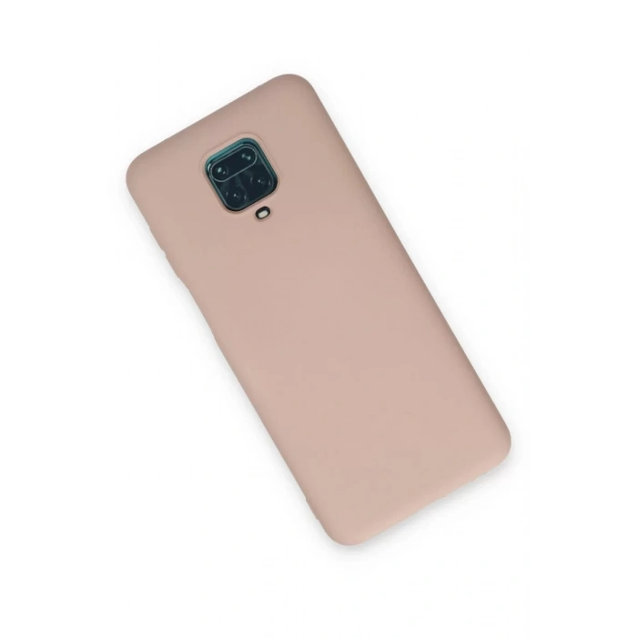 Xiaomi Redmi Note 9 Pro Kılıf Nano içi Kadife Silikon - Pudra