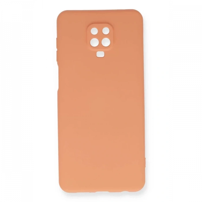 Xiaomi Redmi Note 9 Pro Kılıf Nano içi Kadife Silikon - Turuncu