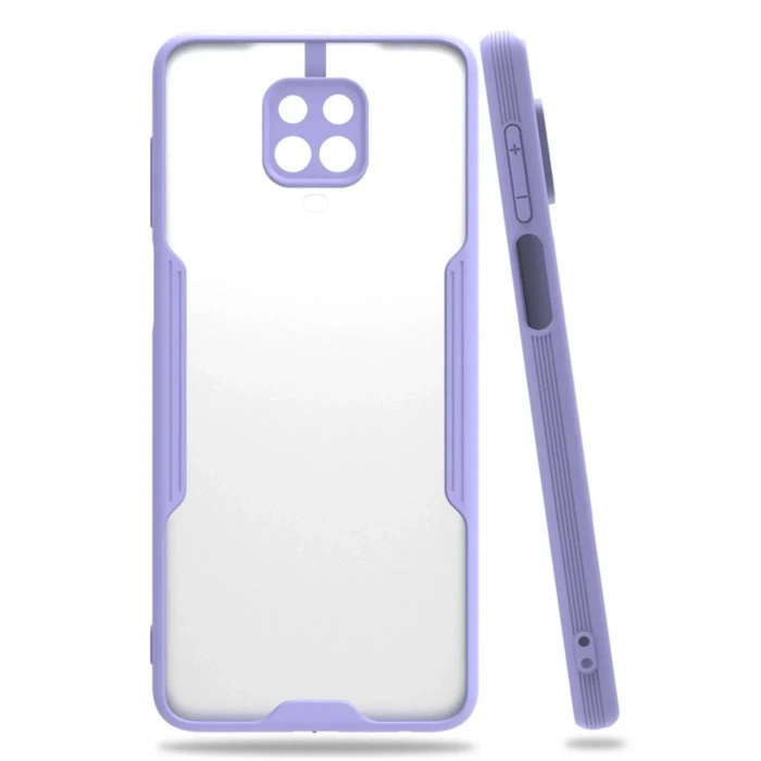 Xiaomi Redmi Note 9S Kılıf Platin Silikon - Lila