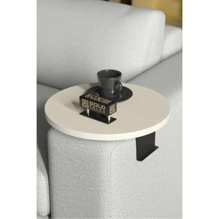 Yan Sehpa Ayarlanabilir Tepsi - BEYAZ