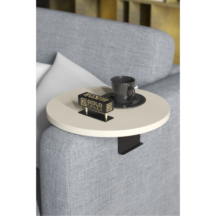 Yan Sehpa Ayarlanabilir Tepsi - BEYAZ