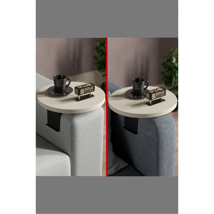 Yan Sehpa Ayarlanabilir Tepsi - BEYAZ