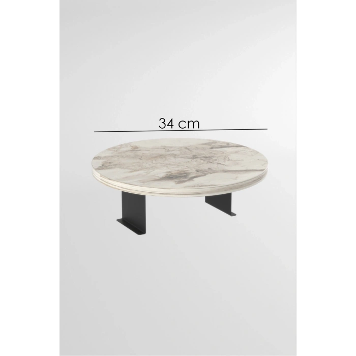 Yan Sehpa Ayarlanabilir Tepsi - BEYAZ