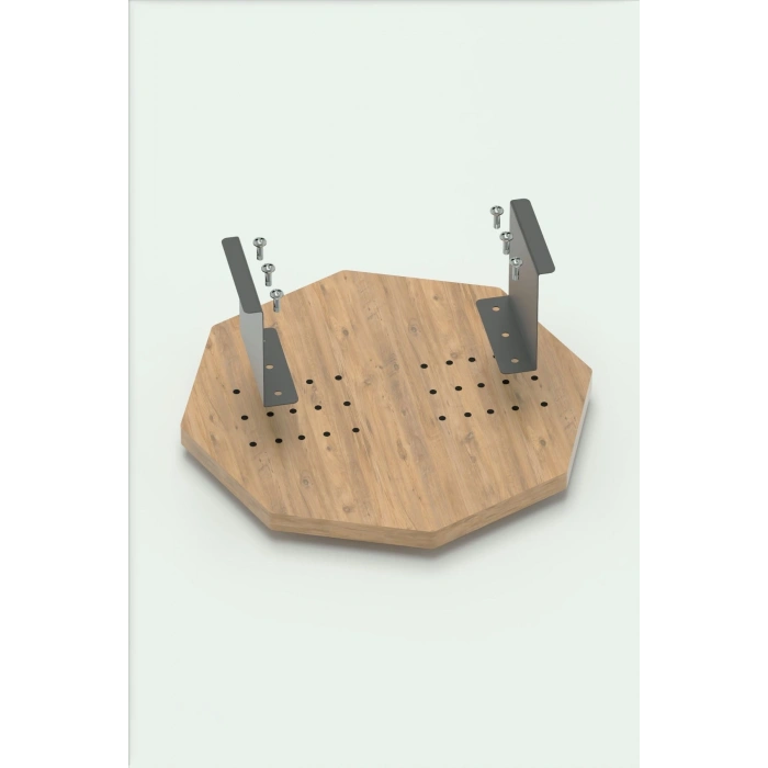 Yan Sehpa Ayarlanabilir Tepsi Dekoratif Modern Tepsi SEKİZGEN Ceviz