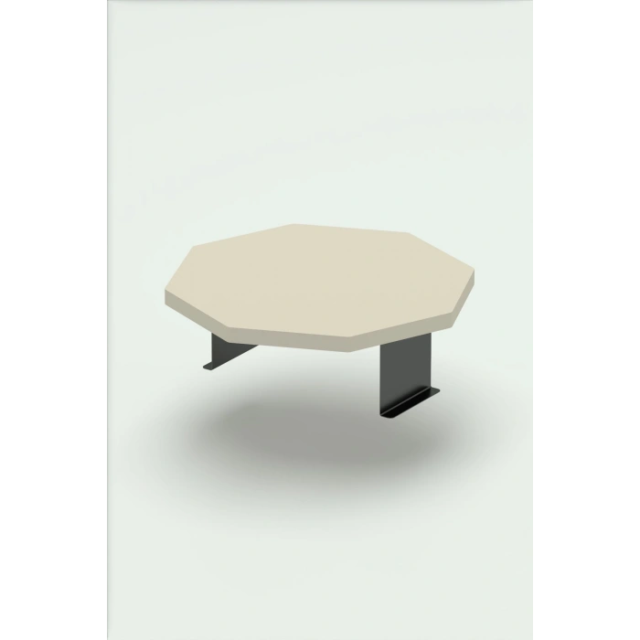 Yan Sehpa Ayarlanabilir Tepsi Dekoratif Modern Tepsi SEKİZGEN Krem