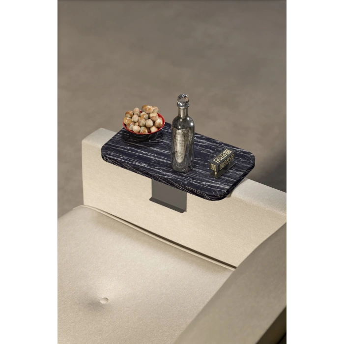 Yan Sehpa Ayarlanabilir Tepsi DİKDÖRTGEN Dekoratif Modern Yatay Dikey Koltuk Sehpası BENDİR