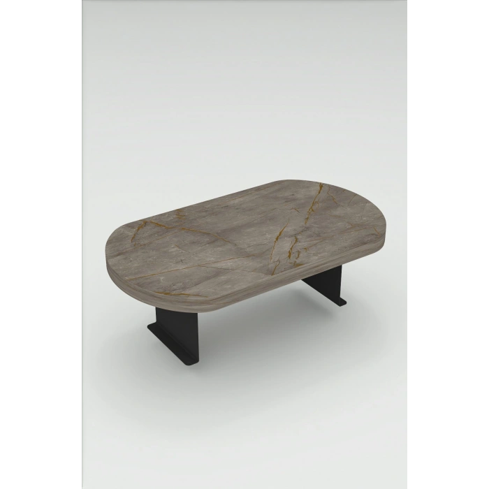 Yan Sehpa Ayarlanabilir Tepsi OVAL Dekoratif Modern Yatay Dikey Koltuk Sehpası GORDİON