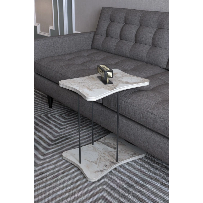 Yan Sehpa Tekerlekli Servis Sehpası HND Efes