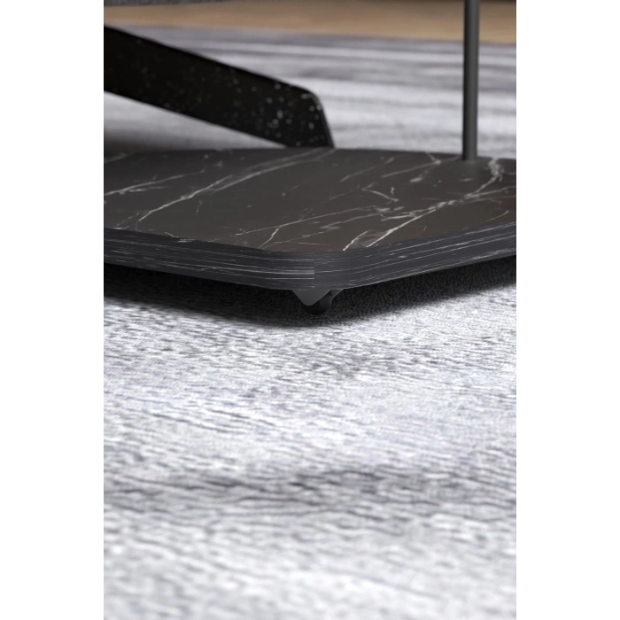 Yan Sehpa Tekerlekli Servis Sehpası HND Oval Bendir