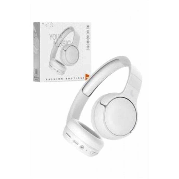 Yeni Nesil Kulak Üstü Bluetooth Kulaklık Type-C Girişli Yüksek Ses Kaliteli