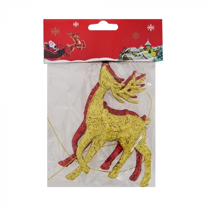 Yılbaşı Ağaç Süsü Simli 2li