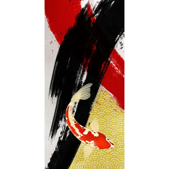 Ying Yang Iki Parça Canvas Tablo (30x70)