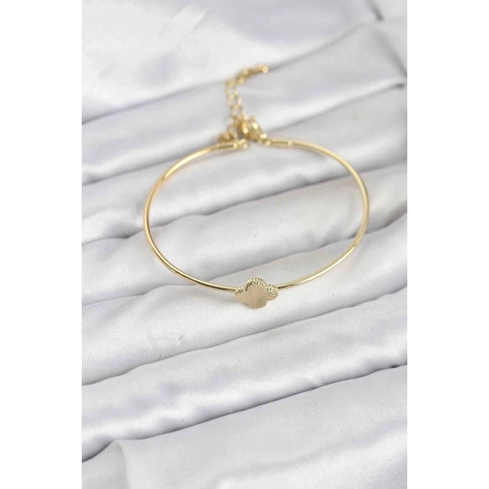 Yonca Model Gold Renk Kadın Bileklik