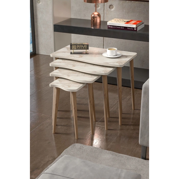 Zigon Sehpa Ahşap 4lü Efes KR