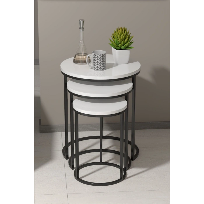 ZİGON SEHPA C LÜX BEYAZ