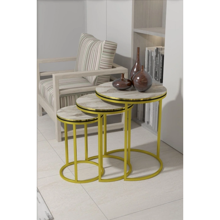 ZİGON SEHPA C LÜX ÇİFT GOLD EFES