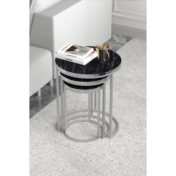 ZİGON SEHPA C LÜX GÜMÜŞ BENDİR