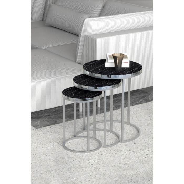 ZİGON SEHPA C LÜX GÜMÜŞ BENDİR