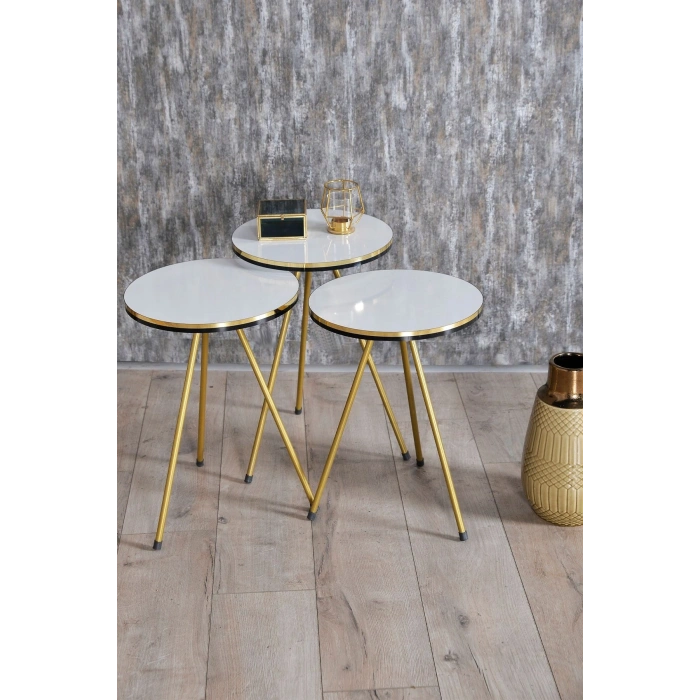 Zigon Sehpa Gümüş Efes Tel