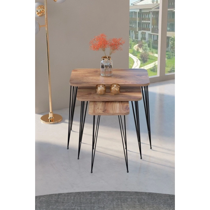 Zigon Sehpa Kr Ceviz Tel