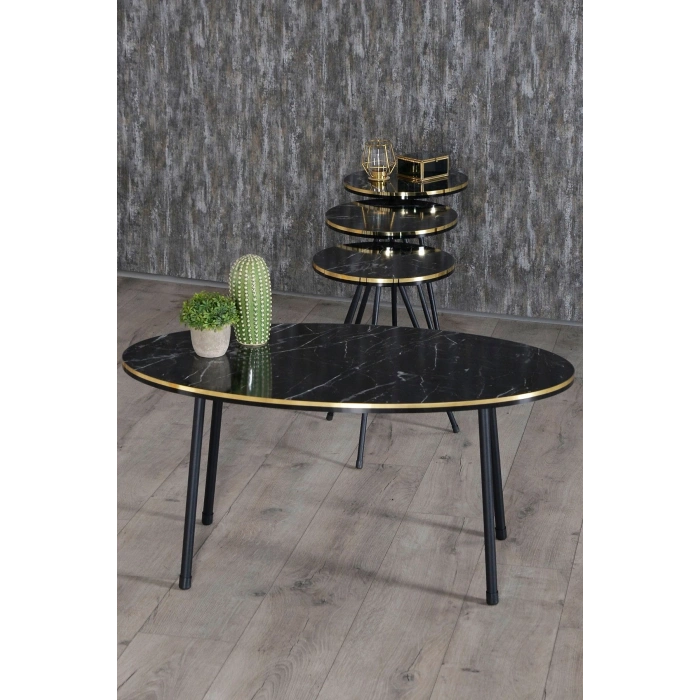 Zigon Sehpa Kr Gümüş Beyaz Tel