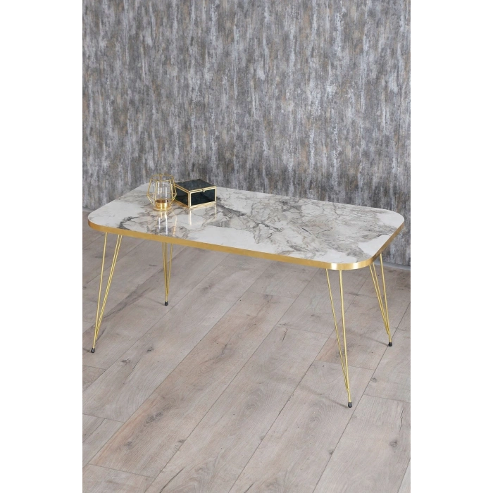 Zigon Sehpa Kr Ve Orta Sehpa Kr Set Gold Efes Tel 1106