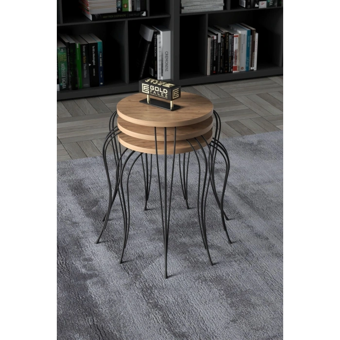 ZİGON SEHPA LÜKENS ANTRASİT CEVİZ