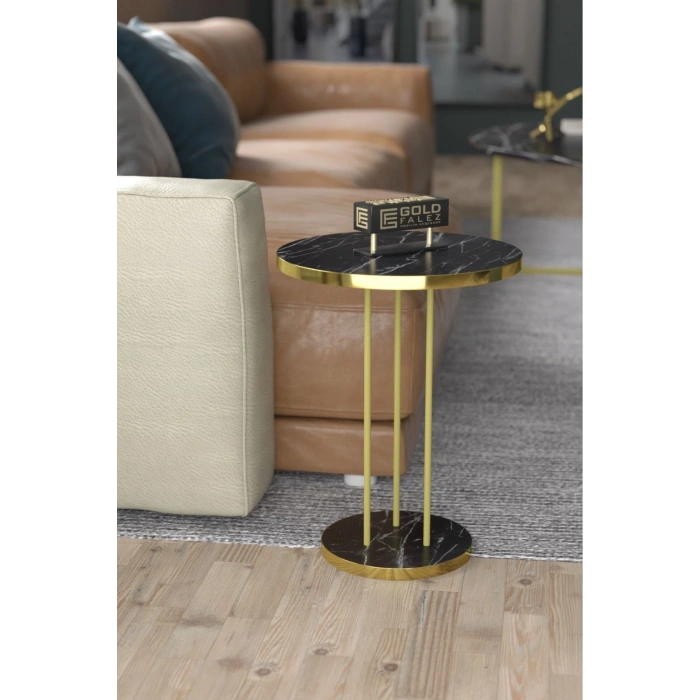 Zigon Sehpa Terra Bendir Gold