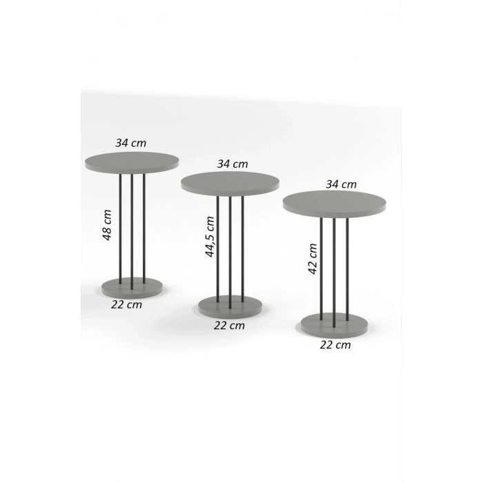 Zigon Sehpa Terra Bendir Gold